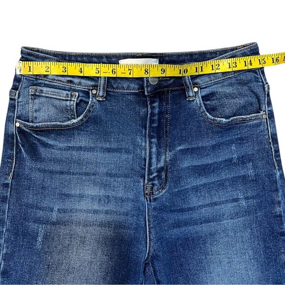 Risen Jeans Sz 28 High Rise Straight Slim Flare Ankle Jeans - RDP5711 - Picture 11 of 15